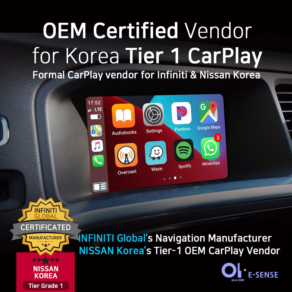 Presidents Day Sale : OEM Certified Wired & Wireless Infiniti CarPlay for  Q50 2014-2020 Android Auto upgrade module – UNAVI USA, Inc.