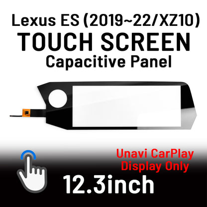 Capacitive Touch Screen Panel of Unavi CarPlay for Lexus ES 2013-2022 / ES300 / ES300h / ES350