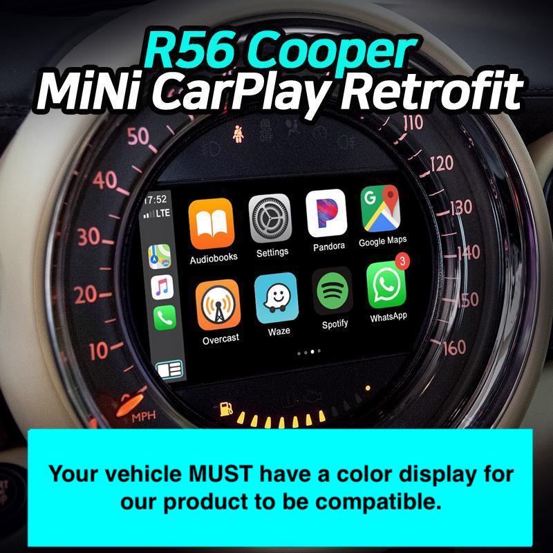 Presidents' Day Sale : Apple CarPlay for 2009-2023 MINI Cooper R56 R57 F55 F56 F57 | Wireless & Wired | CarPlay & Android Auto Upgrade Module / Adapter