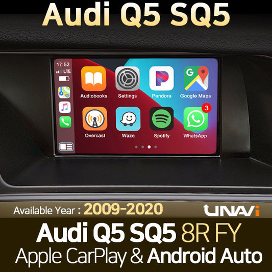 Indigenous Peoples' Day Sale : Apple CarPlay for AUDI Q5 & SQ5 2009-2020 | Wireless & Wired | CarPlay & Android Auto Module Update