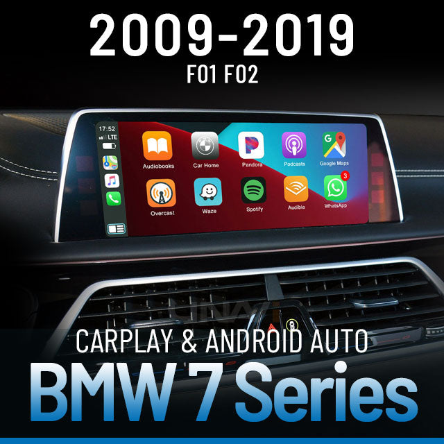 Mother's Day Sale | Apple CarPlay for 2009-2019 BMW 7 Series | Wireless & Wired | CarPlay & Android Auto Upgrade Module / Adapter