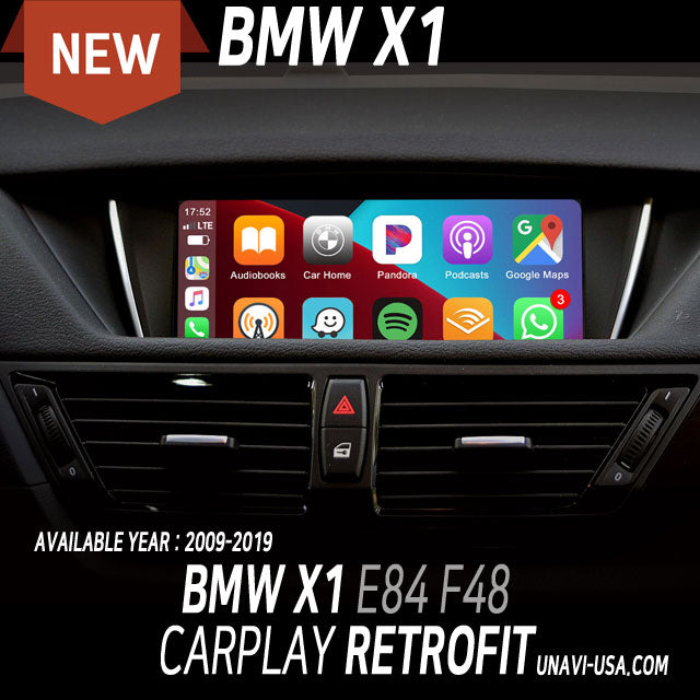 Memorial Day Sale | Apple CarPlay for 2009-2021 BMW X1 | Wireless & Wired | CarPlay & Android Auto Upgrade Module / Adapter