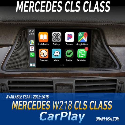 Easter Sale | Apple CarPlay for 2012-2018 Mercedes Benz CLS Class | Wireless & Wired | CarPlay & Android Auto Upgrade Module / Adapter