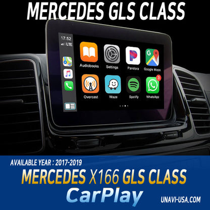Columbus Day Sale : Apple CarPlay for 2017-2019 Mercedes Benz GLS Class | Wireless & Wired | CarPlay & Android Auto Upgrade Module / Adapter