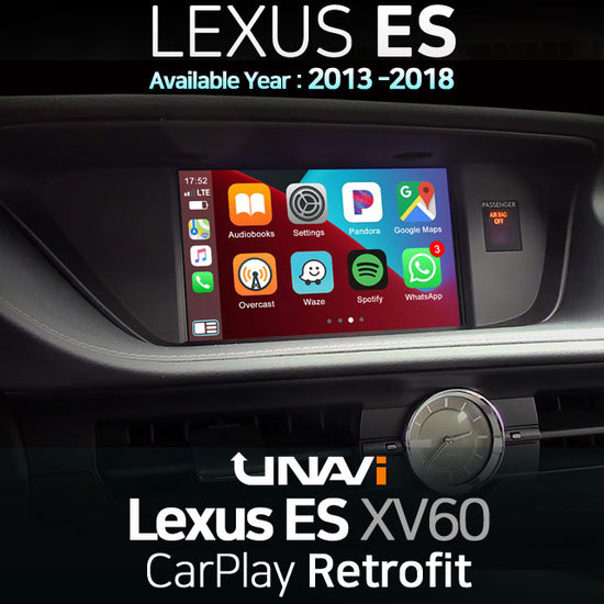 New Year Sale | Apple CarPlay for 2013-2022 LEXUS ES | Wireless & Wired | CarPlay & Android Auto Upgrade Module / Adapter
