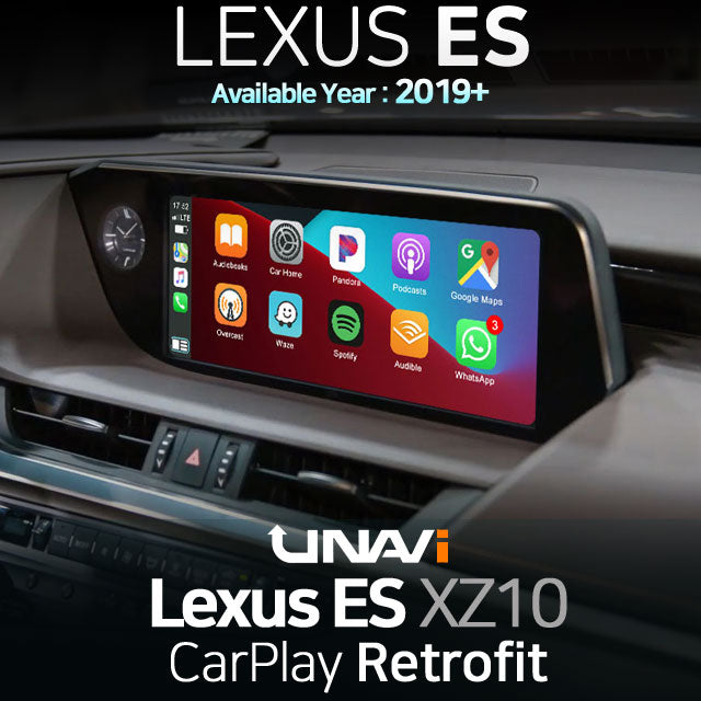 Columbus Day Sale : Apple CarPlay for 2013-2022 LEXUS ES | Wireless & Wired | CarPlay & Android Auto Upgrade Module / Adapter