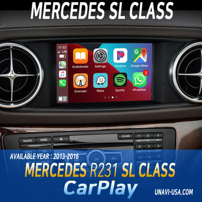 Memorial Day Sale | Apple CarPlay for 2013-2016 Mercedes Benz SL Class | CarPlay & Android Auto Upgrade Module / Adapter
